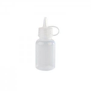 APS láhev dávkovací MINI, sada 4 ks, polyethylen, transparentní, pr. 3 cm, v. 8,5 cm, 0,03 l