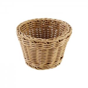 APS Košík na pečivo PROFI LINE, průměr 13 cm, kulatý, béžový polypropylen