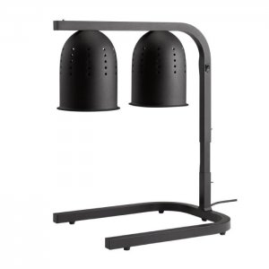 APS Ohřevná lampa dvojitá, černý kov