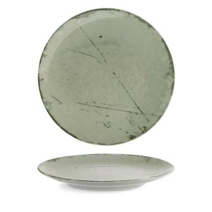 G. Benedikt Mělký talíř coup ISABELLE 30 cm, dekor Stone green