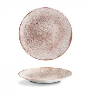 G. Benedikt Mělký talíř coup ISABELLE 21 cm, dekor Rustic red