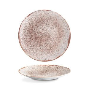 G. Benedikt Mělký talíř coup ISABELLE 27 cm, dekor Rustic red