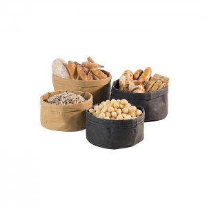 APS košík na pečivo "PAPERBAG" kulatý pr.17 cm, hnědý