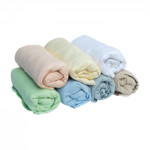 Prostěradlo JERSEY COMFORT, 180 x 200 x 22 cm, 180g/m2, béžové, s gumou, 100% bavlna