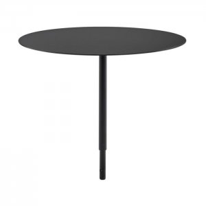 Kulatý podstavec VALO, průměr 25 cm, černý kov APS