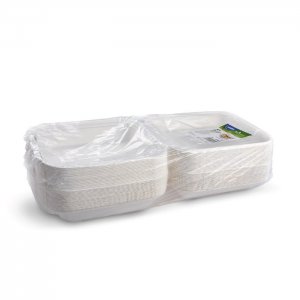 Menu box, BIO cukrová třtina, 222 x 200 x 67 mm / 50 ks