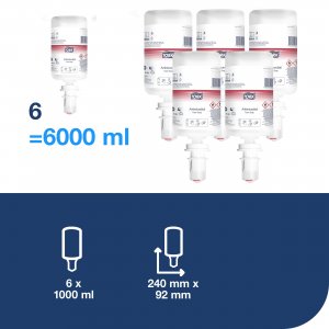 Tork Pěnové mýdlo antimikrobiální S4, 1 l - čiré