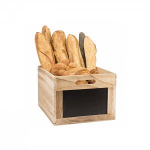 Securit Dřevěný box  s popisovacími tabulkami 21 x 35 x 28,3 cm