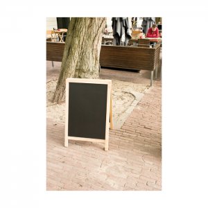 Securit Popisovací tabule nabídková DELUXE DUPLO, 85 x 55cm, barva buk
