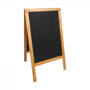 Popisovací nabídková tabule WOODY SANDWICH, 125 x 70cm, barva borovice Securit