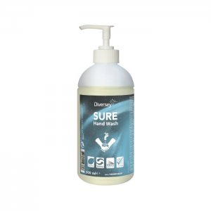 SURE Hand Wash 0,5 l jemné a účinné mýdlo na ruce se 100% přírodní vůní citrónu