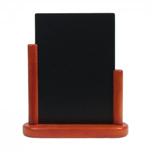 Stolní stojánek s tabulkou střední ELEGANT 23 x 20 x 6 cm, barva mahagon Securit