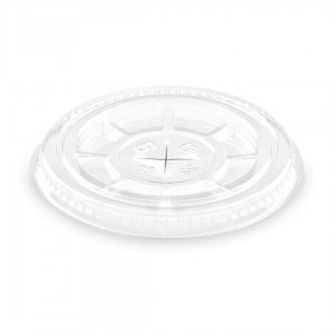 víčko s křížovým otvorem 50ks pro plast kelímky pr.78mm (rPET)