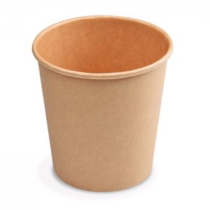 miska papírová kulatá hnědá 750ml, 50ks