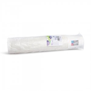 kelímek papírový bílý 280ml M / 50ks (pr. 80mm)