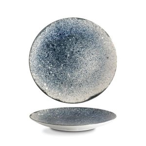 G. Benedikt Mělký talíř coup ISABELLE 27 cm, dekor Rustic navy blue