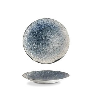 G. Benedikt Mělký talíř coup ISABELLE 21 cm, dekor Rustic navy blue