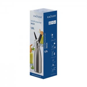 Kayser Šlehačková láhev 1 l INOX celonerezová