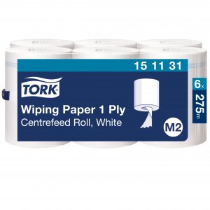 Tork Tork papírová utěrka v roli se středovým odvíjením 1-vr., 19 cm / 275 m, M2, bílá
