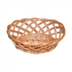 Oválný košíček 26 x 20 x 9 cm proutěný