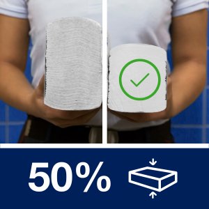Tork Papírové ručníky PeakServe, 1-vr., H5, 20,1 x 22,5cm, 12 x 410 ks = 4.920 ks útr., bílé