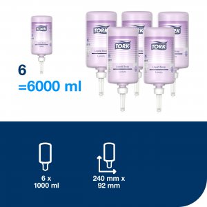 Tork Tekuté mýdlo PREMIUM luxusní,  S1, 1 l = 1000 dávek