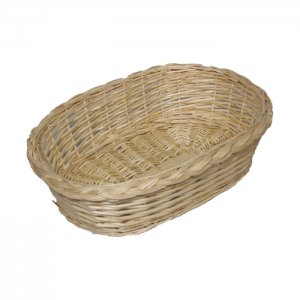 Oválný košíček 31 x 22 x 8 cm proutěný