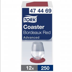Tork Rozetky 9 cm, 250 ks., 8-vr., bordó