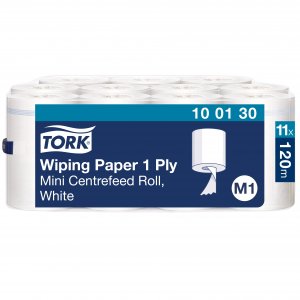 Tork Papírová utěrka v roli 1-vr., 21,5 cm, 120 m, M1, bílá