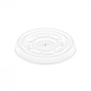 víčko s křížovým otvorem 50ks pro plast kelímky pr.95mm (rPET)