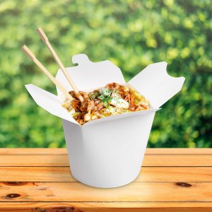 Food box, bílý, 750 ml / 50 ks