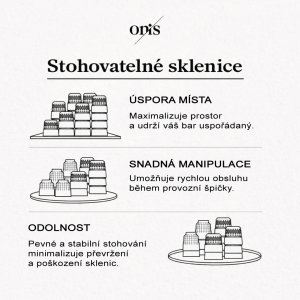 ONIS Sklenice TARQ, DOF, 350 ml