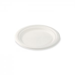 talíř kulatý BIO cukrová třtina O 17,5 cm 50 ks