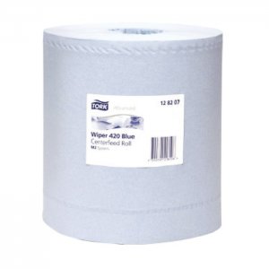 Tork Papírová role Wiper Plus 2vrstvá, M2, modrá, 19 cm / 157,5 m, 450 útržků