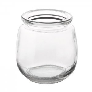 Skleněná dóza, 0,13 l, bez víčka