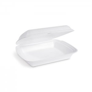 Menu box 241 x 207 x 69 mm, 125 ks, nedělený, bílý, (XPS)