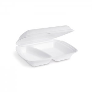 Menu box 2-dílný bílý, (XPS), 241 x 207 x 69 mm / 125 ks