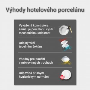 G. Benedikt Porcelánová miska OPTIMO 20 cm