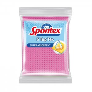 Houbová utěrka Spontex 5 Top Tex / 5 ks