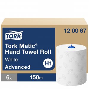 Tork Papírové ručníky Tork Matic Roll Soft, 2-vr.  H1, 600 útržků