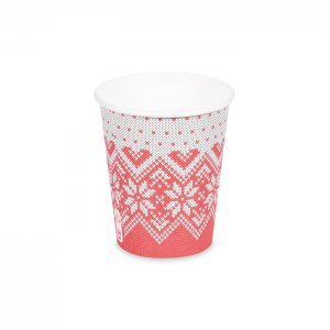 kelímek papírový Zimní období 280ml M / 50ks (pr. 80mm)