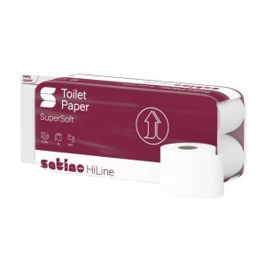 Wepa Professional Toaletní papír SMART 4vrstvý, návin 19,5 m, bílý / 8 ks
