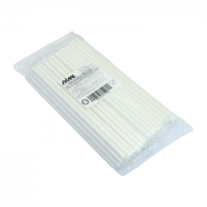brčka papírová JUMBO 25 cm, O 8 mm 100 ks bílá