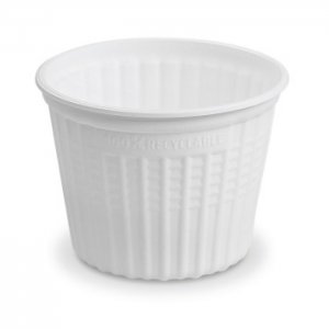 Termo-miska AIRPACK kulatá, bílá, 500 ml, pr. 11,5 cm /25 ks (XPP)