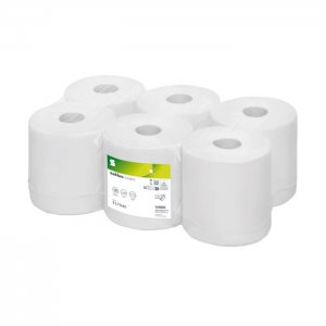 Wepa Professional Papírová role, perforovaná, 1vrstvá, bílá, 300 m, 857 útržků (20 x 35 cm), CF1