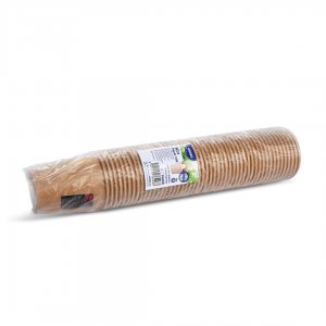 Hnědý papírový kelímek 280 ml, 50 ks