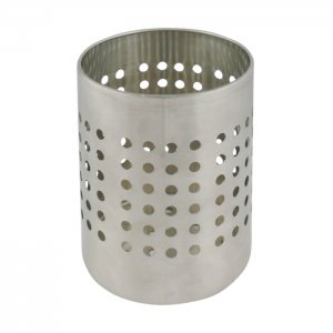 Nádoba na příbory, nerez - pr. 12 cm, v. 14,5 cm