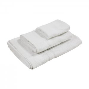 Froté ručník ARUBA 50 x 100 cm, bílý, 400 g/m2 - 100% organická bavlna