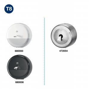 Tork Toaletní papír v roli SmartOne 2vrstvý, návin 207 m, bílý.