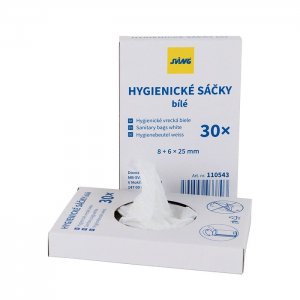 SVING Hygienické sáčky PE, 6 x 25 cm, 30 ks.